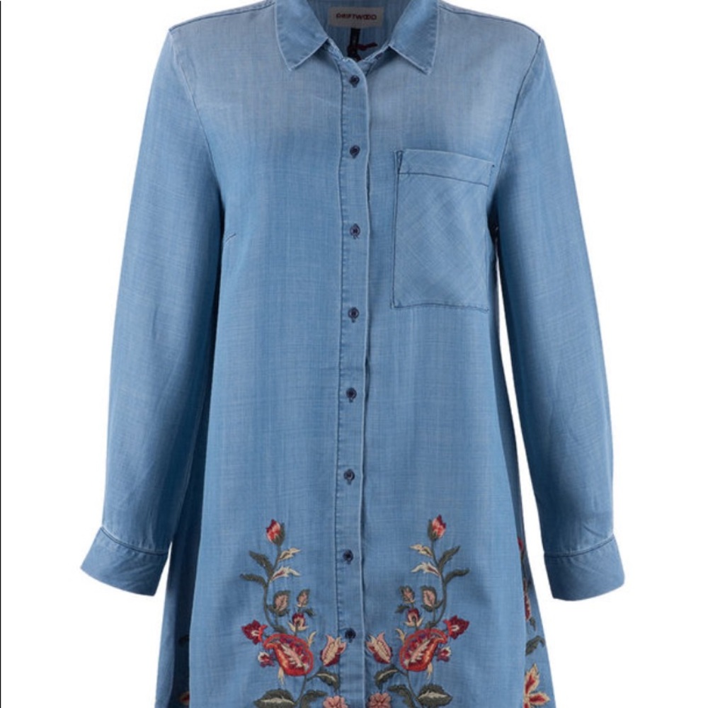 Long sleeve tunic dress